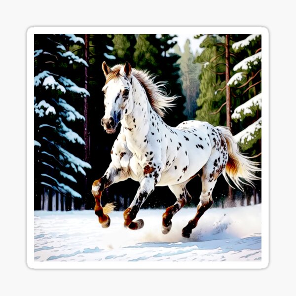Aperçu de l'œuvre Cheval Appaloosa n°2 créée et vendue par Helios Be. Lavsh.