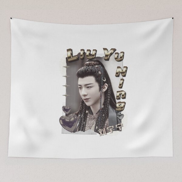 Item preview, Liu Yu Ning Chinese Drama Actor Scrapbook Collage Cozy Y2K in Gold designed and sold by HELL0WBELLO.
