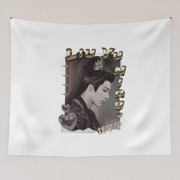 Item preview, Liu Yu Ning Chinese Drama Actor Scrapbook Collage Cozy Y2K in Gold designed and sold by HELL0WBELLO.