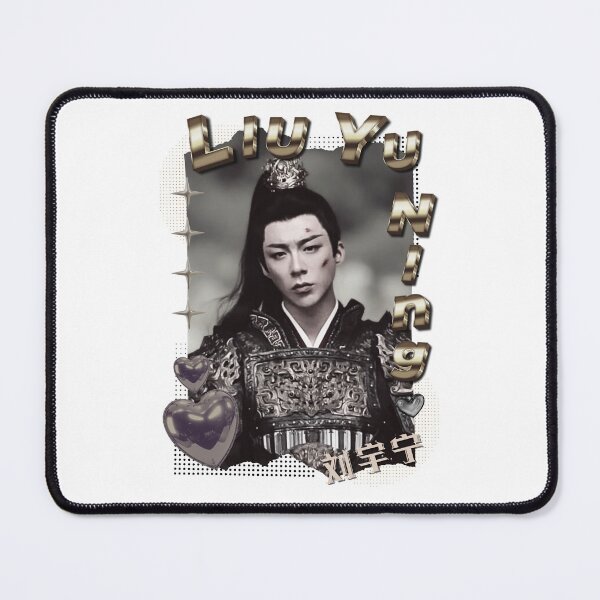 Item preview, Liu Yu Ning Chinese Drama Actor Scrapbook Collage Cozy Y2K in Gold designed and sold by HELL0WBELLO.