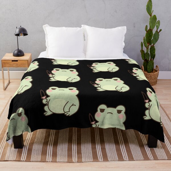 Item preview, Tiny Frog with Knife - Kawaii Dark Humor Art designed and sold by OnPointOutfits.