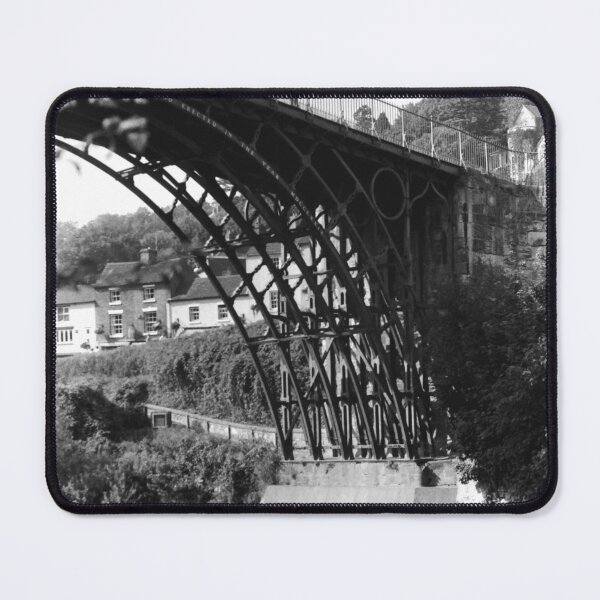 Item preview, View of Iron Bridge from a boat on the River Severn, Ironbridge gorge. 1988. designed and sold by Kate Anderson Art.