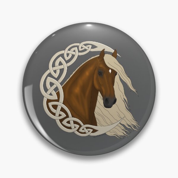 Item preview, Celtic Moon with Sorrel Horse designed and sold by DappledMoon.