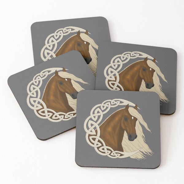 Item preview, Celtic Moon with Sorrel Horse designed and sold by DappledMoon.
