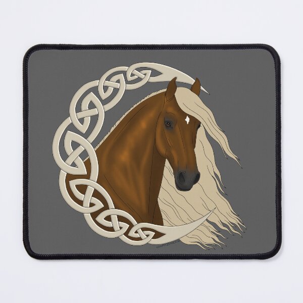 Item preview, Celtic Moon with Sorrel Horse designed and sold by DappledMoon.
