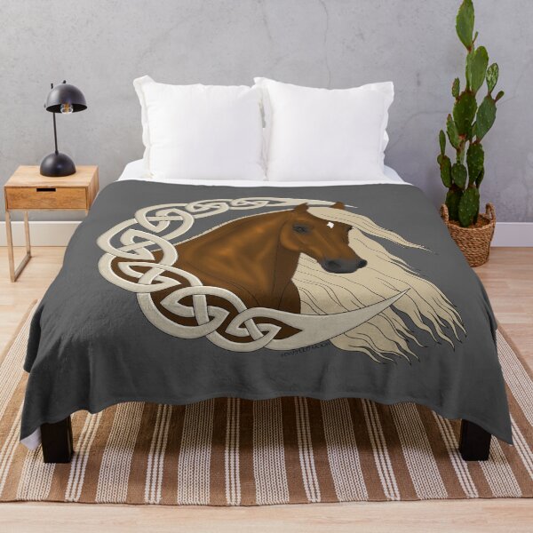 Item preview, Celtic Moon with Sorrel Horse designed and sold by DappledMoon.