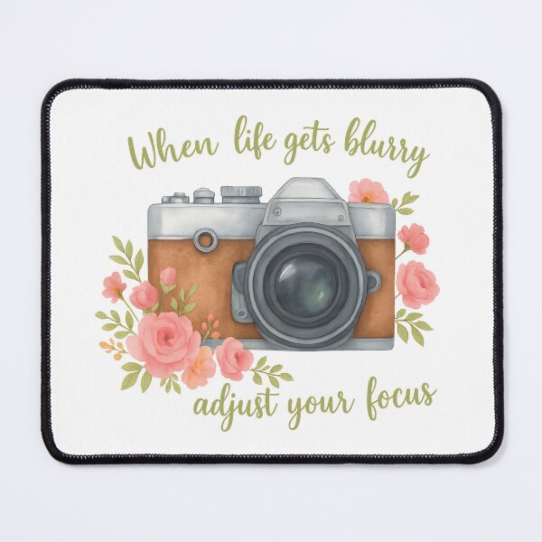 Artikelvorschau, When life gets blurry adjust your focus entworfen und verkauft von Channel1Design.
