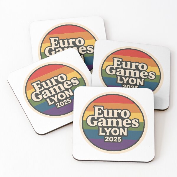 Item preview, EuroGames Lyon 2025 - Rainbow Pride Sports Sticker designed and sold by HotDropCo.