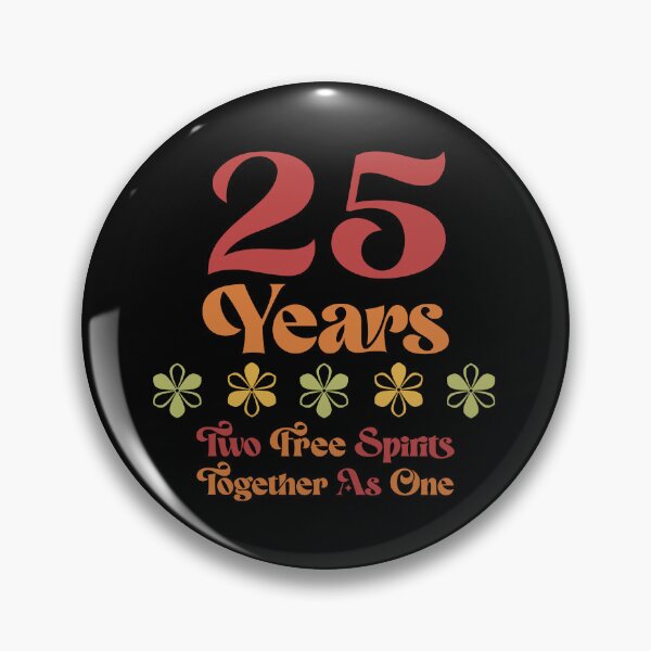 Item preview, 25th Wedding Anniversary Free Spirits designed and sold by thepixelgarden.