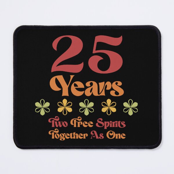 Item preview, 25th Wedding Anniversary Free Spirits designed and sold by thepixelgarden.