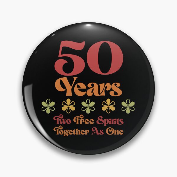 Item preview, 50th Wedding Anniversary Free Spirits designed and sold by thepixelgarden.