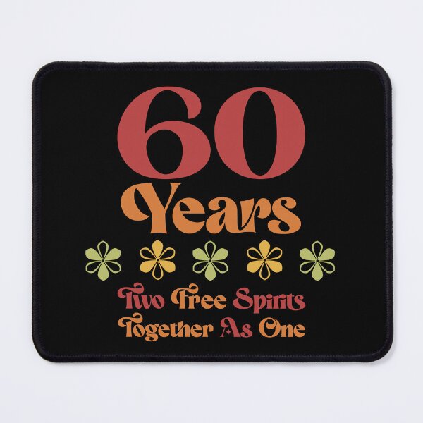 Item preview, 60th Wedding Anniversary Free Spirits designed and sold by thepixelgarden.