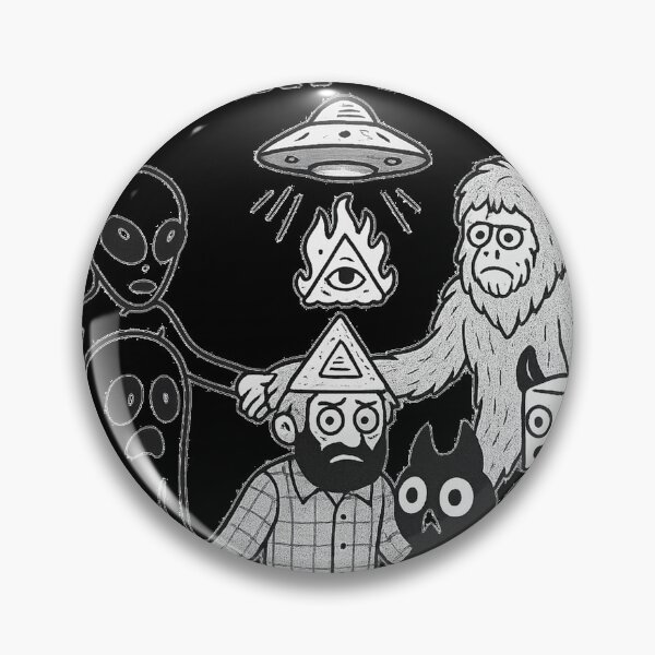 Item preview, Freaky Circle - Weirdos and UFO designed and sold by Channel 86.