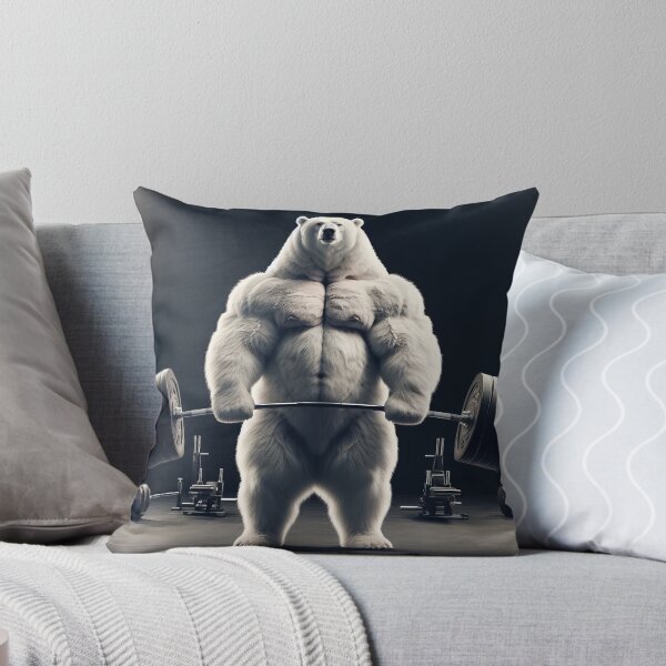 Item preview, White Bear Powerlifter designed and sold by TeezyDezignes.