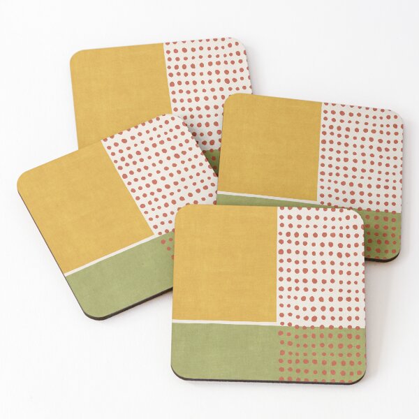 Item preview, Bloque de color amarillo, verde y rojo con puntos 02 designed and sold by FAROSSTUDIO.