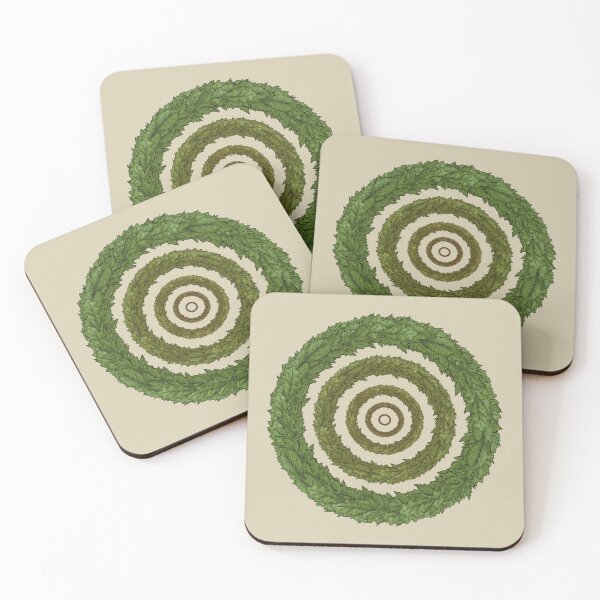Item preview, Circles of leaves designed and sold by Cherevan.