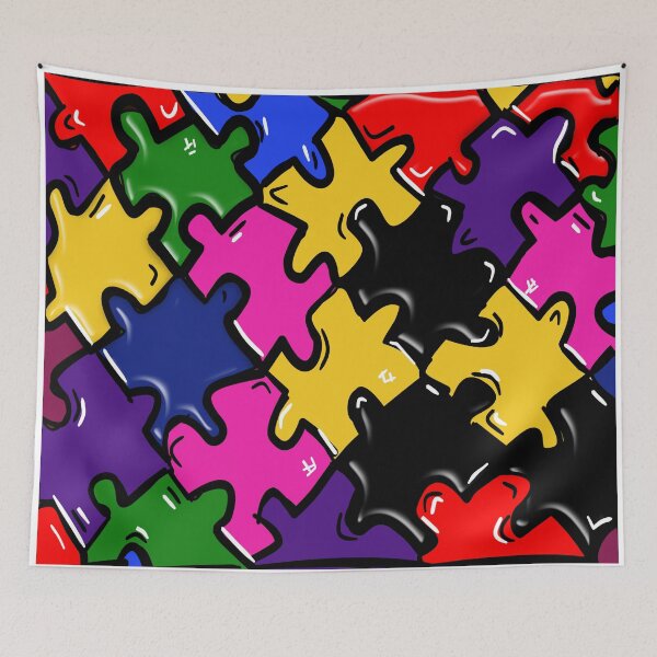 Item preview, Vibrant Piece Together designed and sold by ForcePrint.