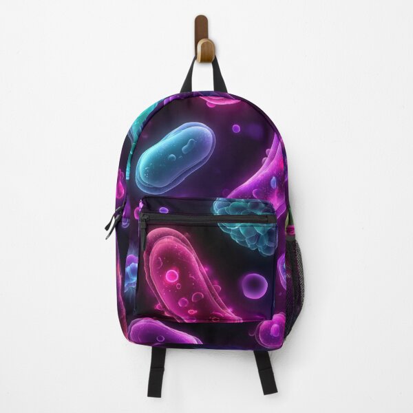 Item preview, Neon Colored Bacteria Under Microscope designed and sold by CreativeLarysa.