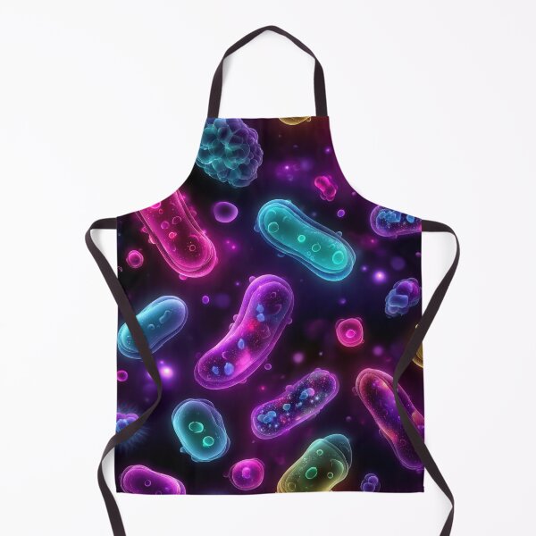 Item preview, Neon Colored Bacteria Under Microscope designed and sold by CreativeLarysa.