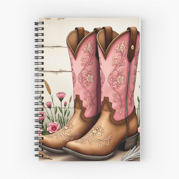 Item preview, Botas vaqueras rosas designed and sold by TheEmptyBottleStudio.