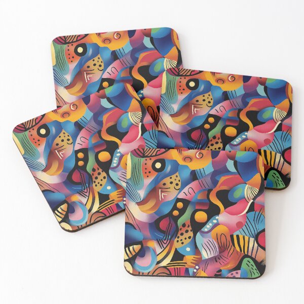 Item preview, Jungle Pulse: Abstract Rhythm of Color and Form designed and sold by Espinoza Creative.