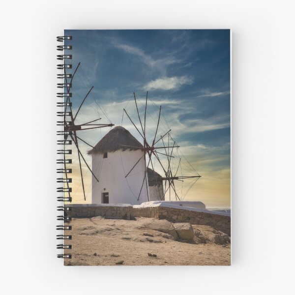 Artikelvorschau, Windmühlen von Mykonos entworfen und verkauft von DesignsAndStuff.