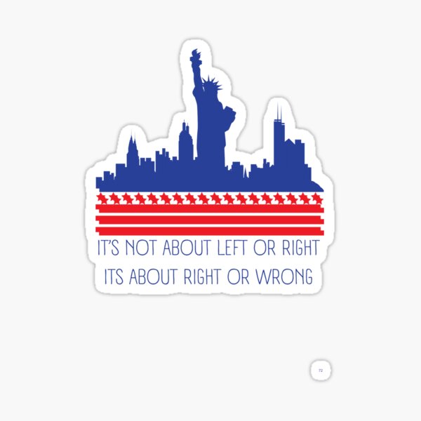 Item preview, Right or wrong designed and sold by Exhaustedamericans.