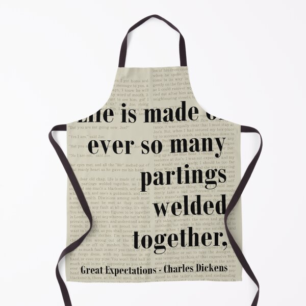 Item preview, Partings Welded Together Great Expectations Charles Dickens Quote designed and sold by kakarikihill.