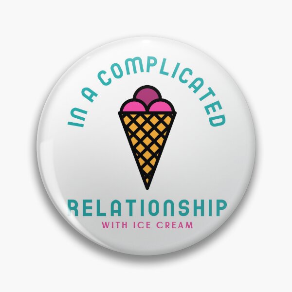 Item preview, In a Complicated Relationship with Ice Cream designed and sold by RainbowRadix.