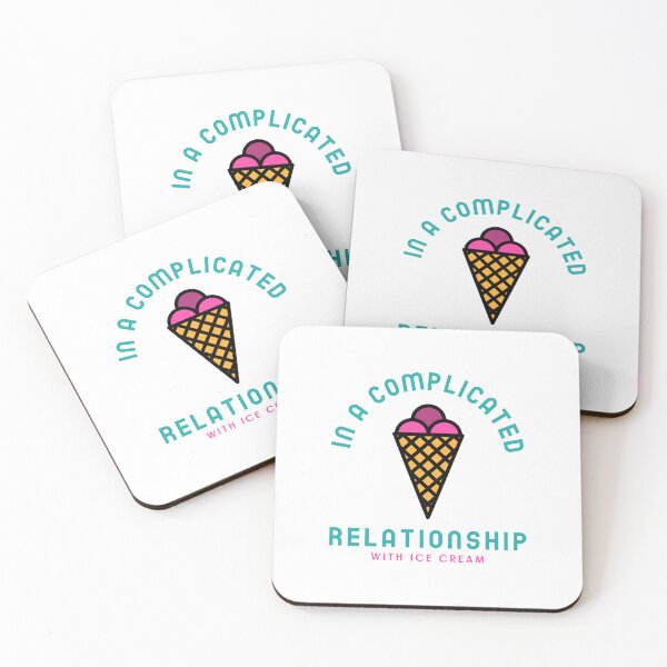 Item preview, In a Complicated Relationship with Ice Cream designed and sold by RainbowRadix.