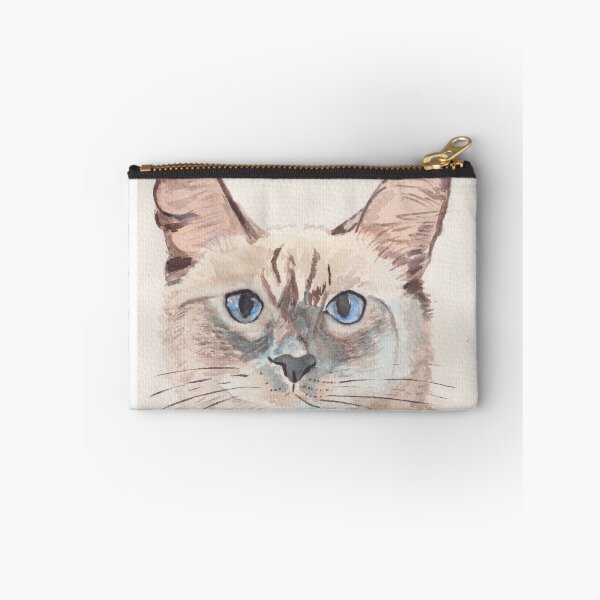 Item preview, Very Handsome Kitty with Blue Eyes in Watercolor Paints designed and sold by rogerstrawberry.