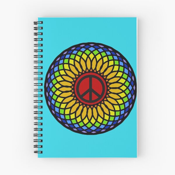Artikelvorschau, Friedenszeichen Blumenmandala entworfen und verkauft von artandsoul38.