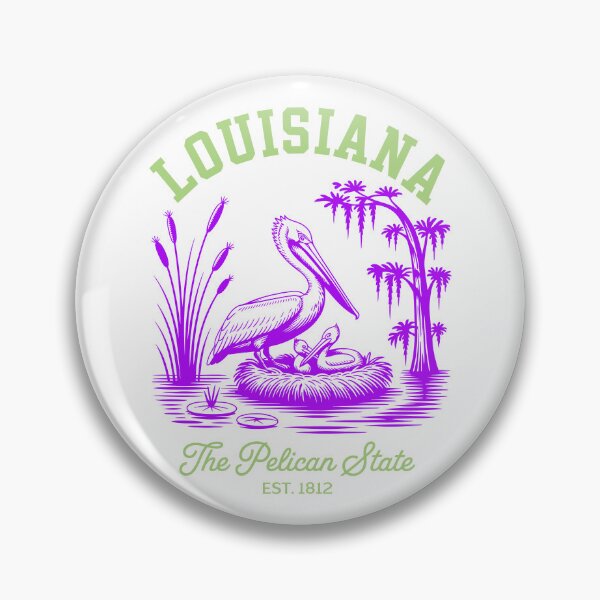 Item preview, Louisiana | The Pelican State | Est. 1812 designed and sold by SaltyLass.