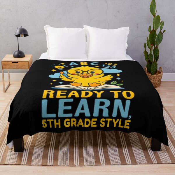 Item preview, Ready To Learn Fifth Grade Style Fun Duck ABC Book Back To School Design designed and sold by tigger shop.