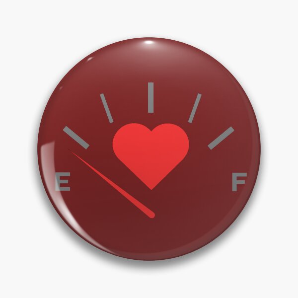 Item preview, Running on Empty – Heart Fuel Gauge designed and sold by crazyzavod.