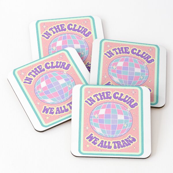 Item preview, “In The Clurb— We all Trans” LGBTQ+ Pride  designed and sold by Static Brain Stickers And Such.