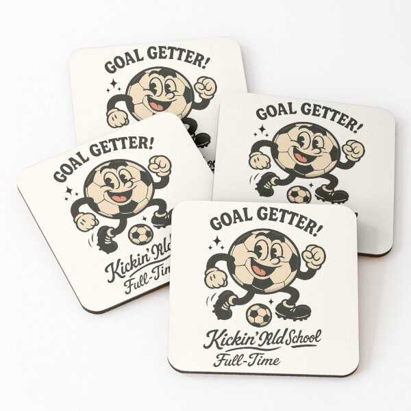Item preview, Striker Sam – Vintage Cartoon Soccer Ball designed and sold by HoopeStylee.