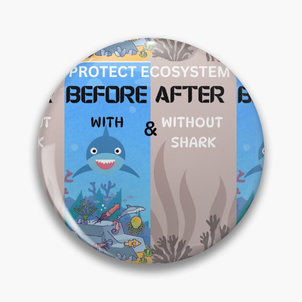 Item preview, Protect Ecosystem: Before & After With and Without Sharks designed and sold by skim3080.