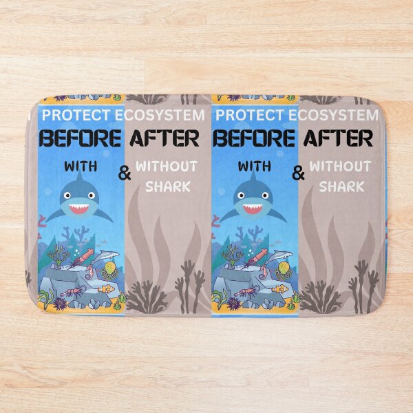 Item preview, Protect Ecosystem: Before & After With and Without Sharks designed and sold by skim3080.