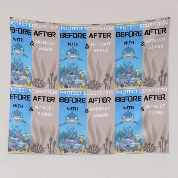 Item preview, Protect Ecosystem: Before & After With and Without Sharks designed and sold by skim3080.