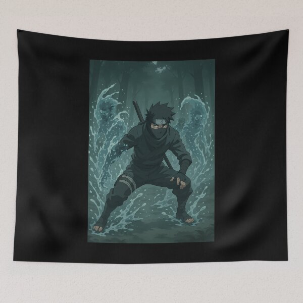Item preview, Mysterious Ninja in Misty Forest designed and sold by CesArt  D..