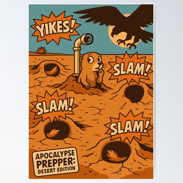 Item preview, Apocalypse Prepper: Prairie Dog Panic designed and sold by WildlifeInc.