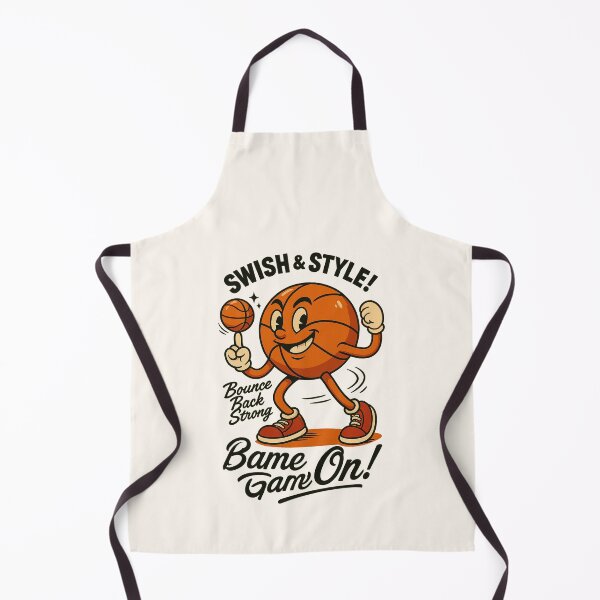 Item preview, Bouncy Buckets – Vintage Cartoon Basketball designed and sold by HoopeStylee.