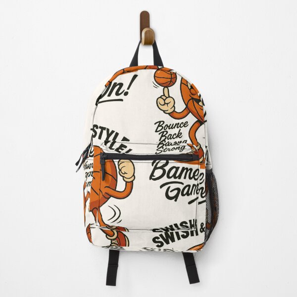 Item preview, Bouncy Buckets – Vintage Cartoon Basketball designed and sold by HoopeStylee.
