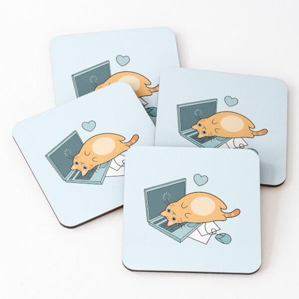Item preview, Laptop Cat designed and sold by BurunaMD.