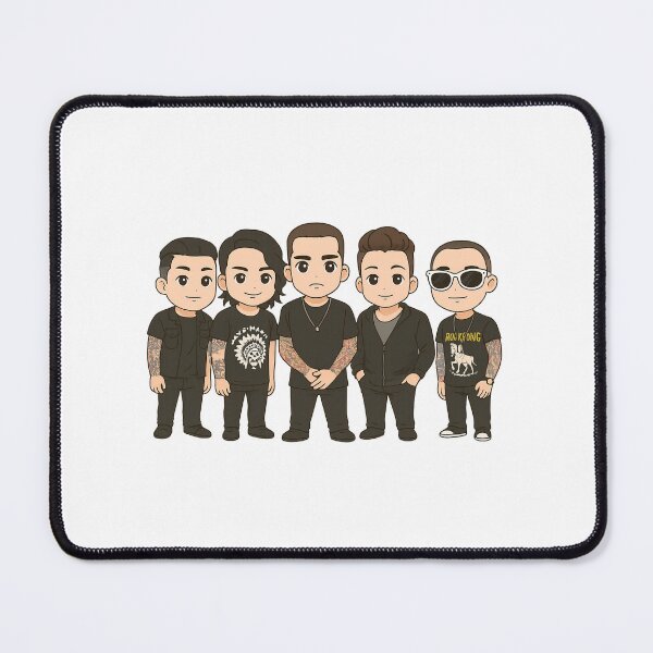 Item preview, Tattooed Chibi Rock Band – Cute Dark Aesthetic Sticker designed and sold by rochmate.
