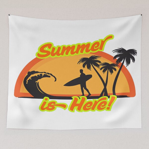 Item preview, Summer is Here - Apparel, Mugs, Stickers, Home Decor, etc. designed and sold by Artventive.