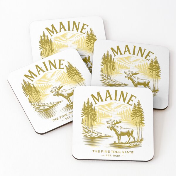 Item preview, Maine | The Pine Tree State | Est. 1820 designed and sold by SaltyLass.