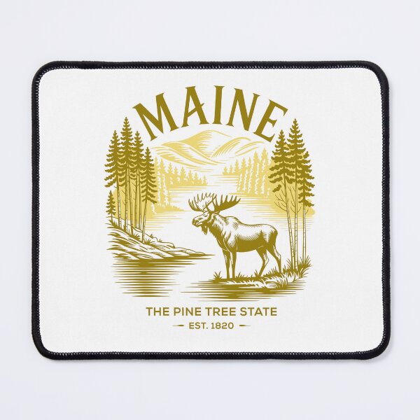 Item preview, Maine | The Pine Tree State | Est. 1820 designed and sold by SaltyLass.