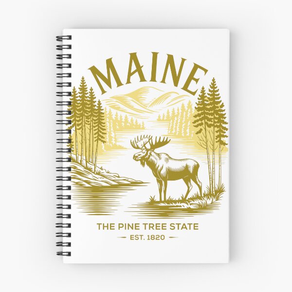 Item preview, Maine | The Pine Tree State | Est. 1820 designed and sold by SaltyLass.